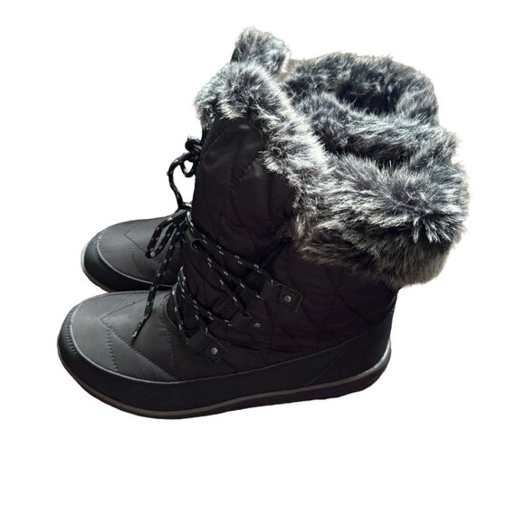 Refresh Womne's‎ Hike Faux Fur Fashion Boots - Grey, US 10 - Picture 2 of 6